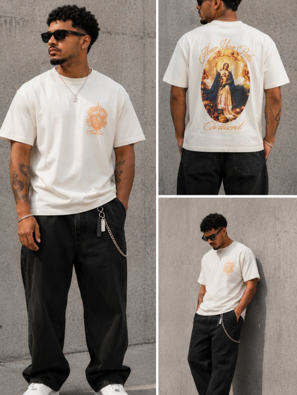 New Civilized Men's  Honor Your Path Tee